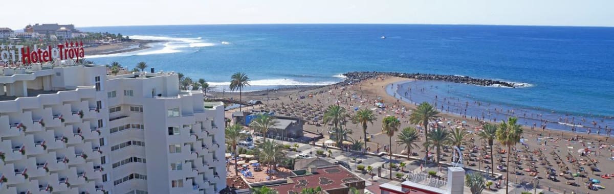Vacaciones en el sur de Tenerife con opción de todo incluido en el Hotel Troya